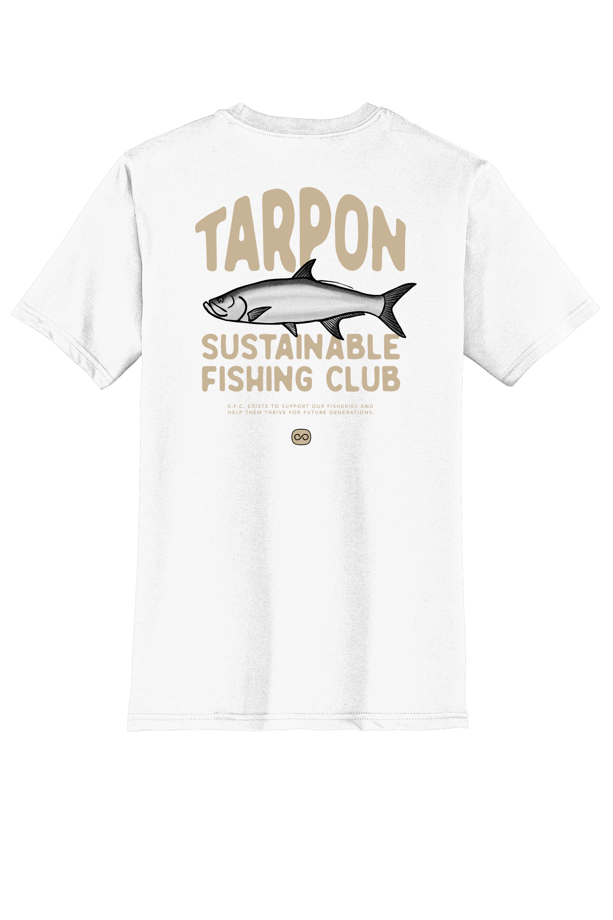 Tarpon T-Shirt - White (100% to BTT) – S.F.C Store